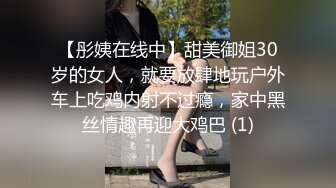 【彤姨在线中】甜美御姐30岁的女人，就要放肆地玩户外车上吃鸡内射不过瘾，家中黑丝情趣再迎大鸡巴 (1)