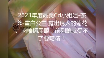 2023年度最美Cd小姐姐-荼蘼-雪白公主 露出诱人的菊花、肉棒插屁眼，前列腺就受不了要喷精！